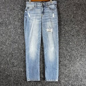 Judy Blue Los Angeles Distressed Skinny Jeans Medium Wash JB8275MD Size 5/27
